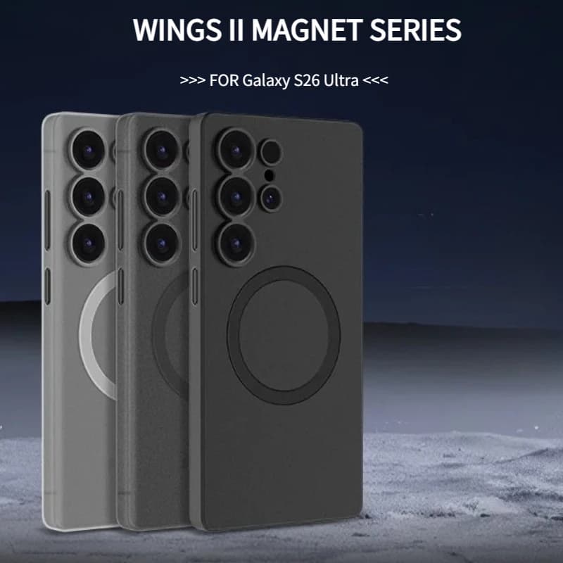 X-Level Wings 2 Custodia in PP traslucido satinato per Samsung Galaxy S26 Ultra S25 Plus per Magsafe Cover protettiva antiurto e anticaduta