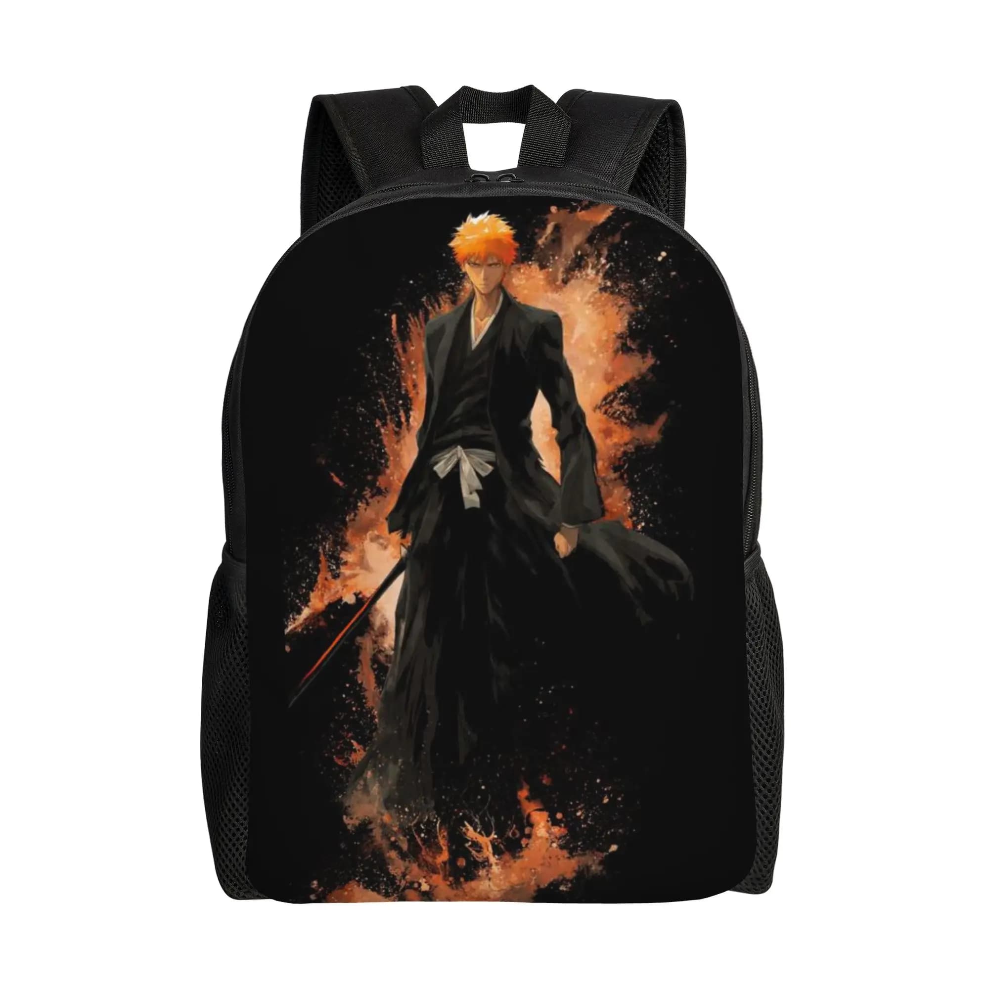 Back to school season Fashion Ichigo Kurosaki (11) Knapsack Bleach Female Backpack