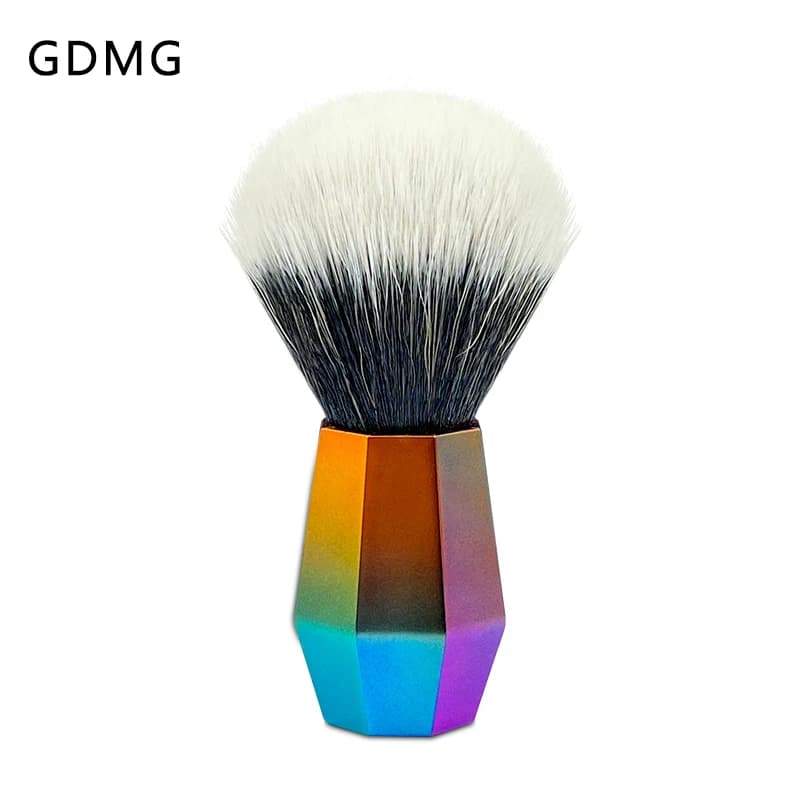 Pennello da Barba GDMG con Manici Colorati, Strumenti Essenziali per la Pulizia e la Cura della Barba Maschile