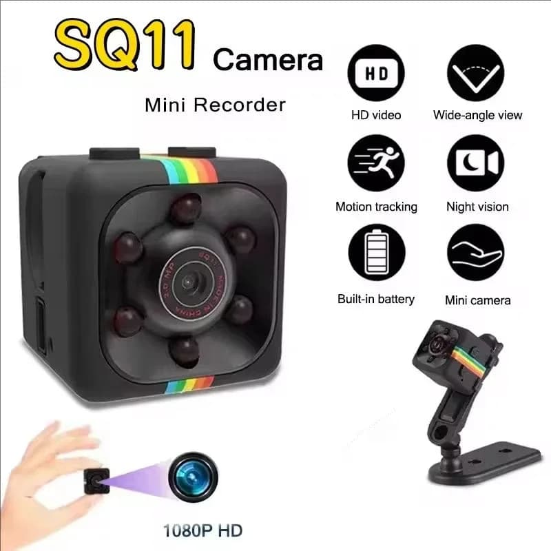 Mini Telecamera HD 1080P Portatile, Piccola Videocamera Spia con Registrazione Audio e Video, Mini DV per Sicurezza Interna Casa e Ufficio