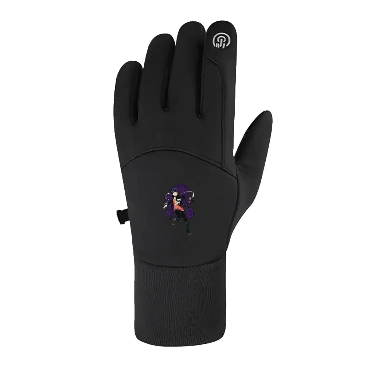 Guanti da ciclismo invernali Anime Magic User Design Mantieni caldi guanti da esterno touch screen antivento