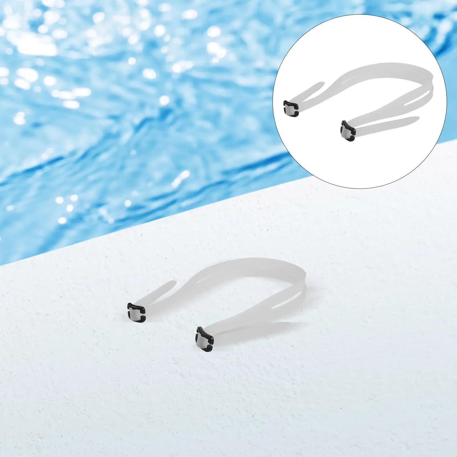Silicone Swimming And Diving Goggles Straps Strap Elastic Band For Mask Headband Replacement Dive Eyeglass Straps Sports