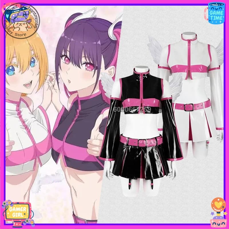 Hot 2.5 Dimensional Conduction Cosplay Costume Anime Mikari Tachibana/Lilysa Amano Role Game Cute Dress for Women ComicCon
