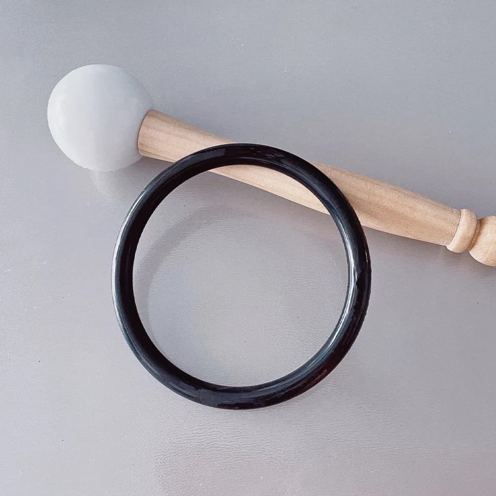 5Pcs Buddhist Bowl Rubber Ring Fine Craftsmanship Lightweight Portable Singing Bowl Ring Cushion for Daily Practice Gift