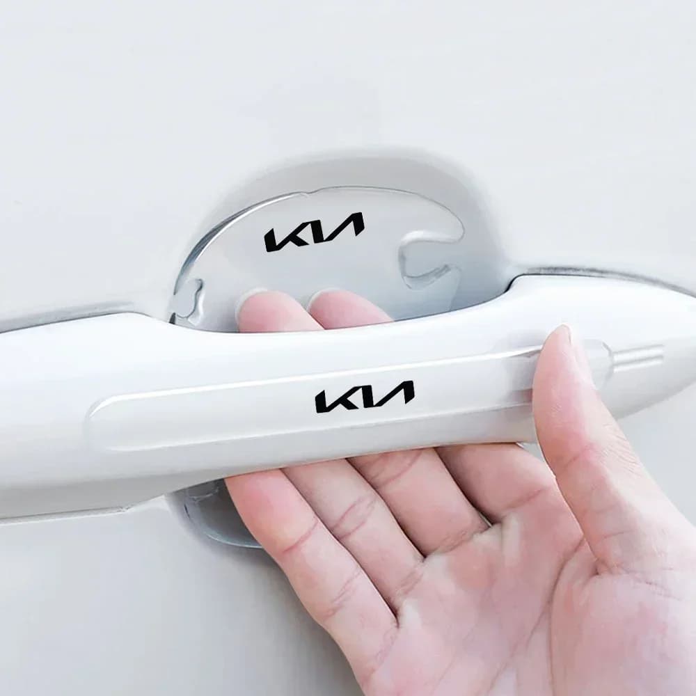 Auto Porta Ciotola Maniglia Della Protezione Adesivi Strisce Anti-collisione per Rio Soul K5 K3 Seltos Sorento Forte Optima Soul Sportage