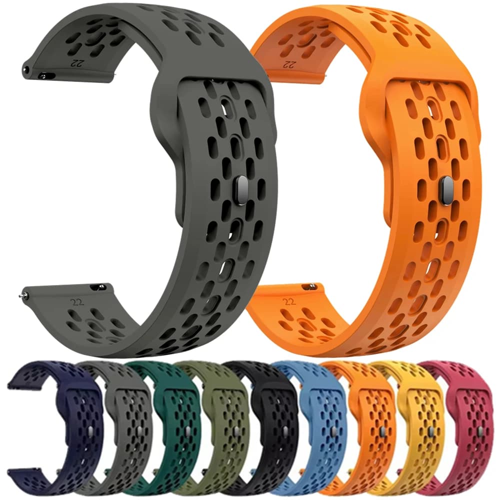Cinturino sportivo in silicone per Redmi Watch 5 Cinturino di ricambio in gomma attiva per accessori braccialetto Redmi Watch 5 Lite 22mm