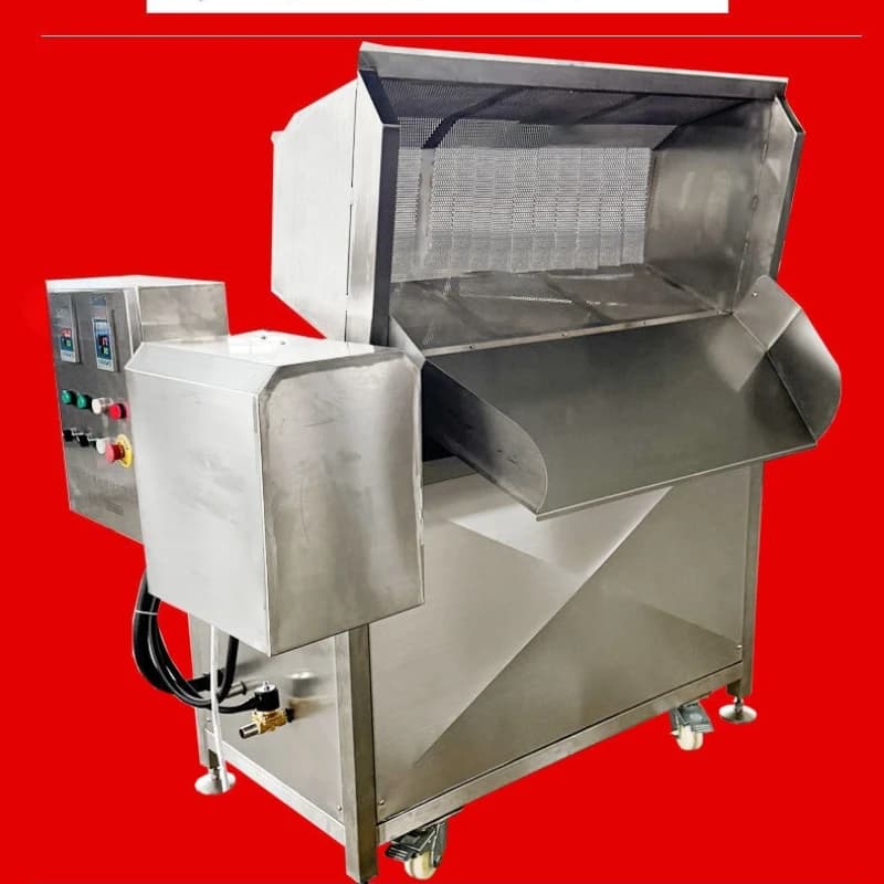 Linea per friggere patatine fritte e patatine fritte, lenza per friggere i liquami, friggitrice automatica per pasta