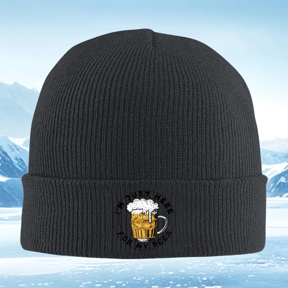 Boccale da birra con schiuma gocciolante Uomo Donna Cappello lavorato a maglia unisex Berretto Pullover Berretto invernale termico caldo Natale Ciclismo all'aperto Hikin