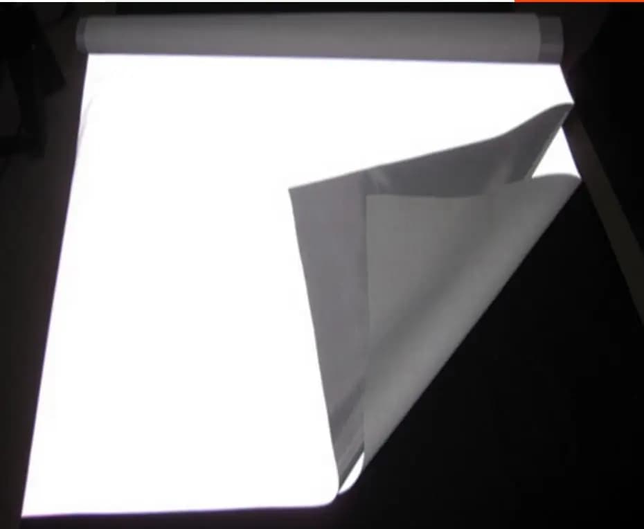 1x1m night bright reflective fabric, traffic safety warning material.projector screen，reflective clothing cloth,