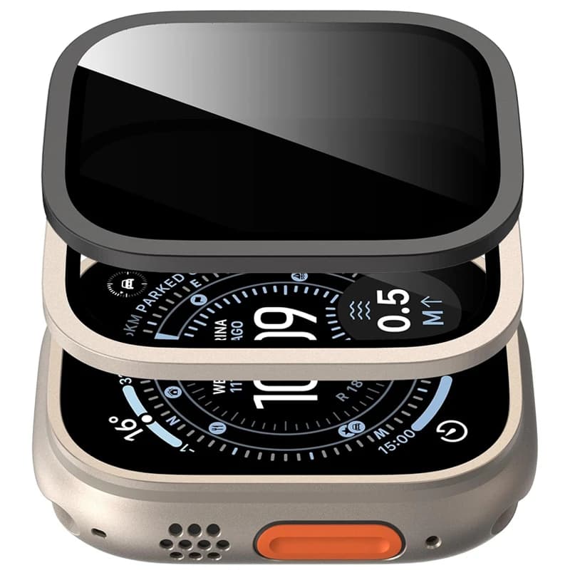 Vetro temperato per Apple Watch Ultra 1/2/3 49mm Protezione per schermo HD/privacy antigraffio per iWatch serie Ultra 49mm Pellicola protettiva