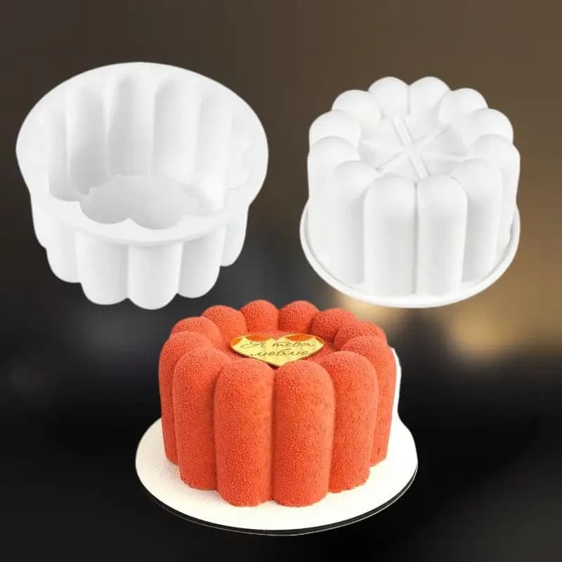 Stampo rotondo in silicone per torta Bento, stampo per mousse al cioccolato, sapone, candele, stampi da cucina, utensili da dessert