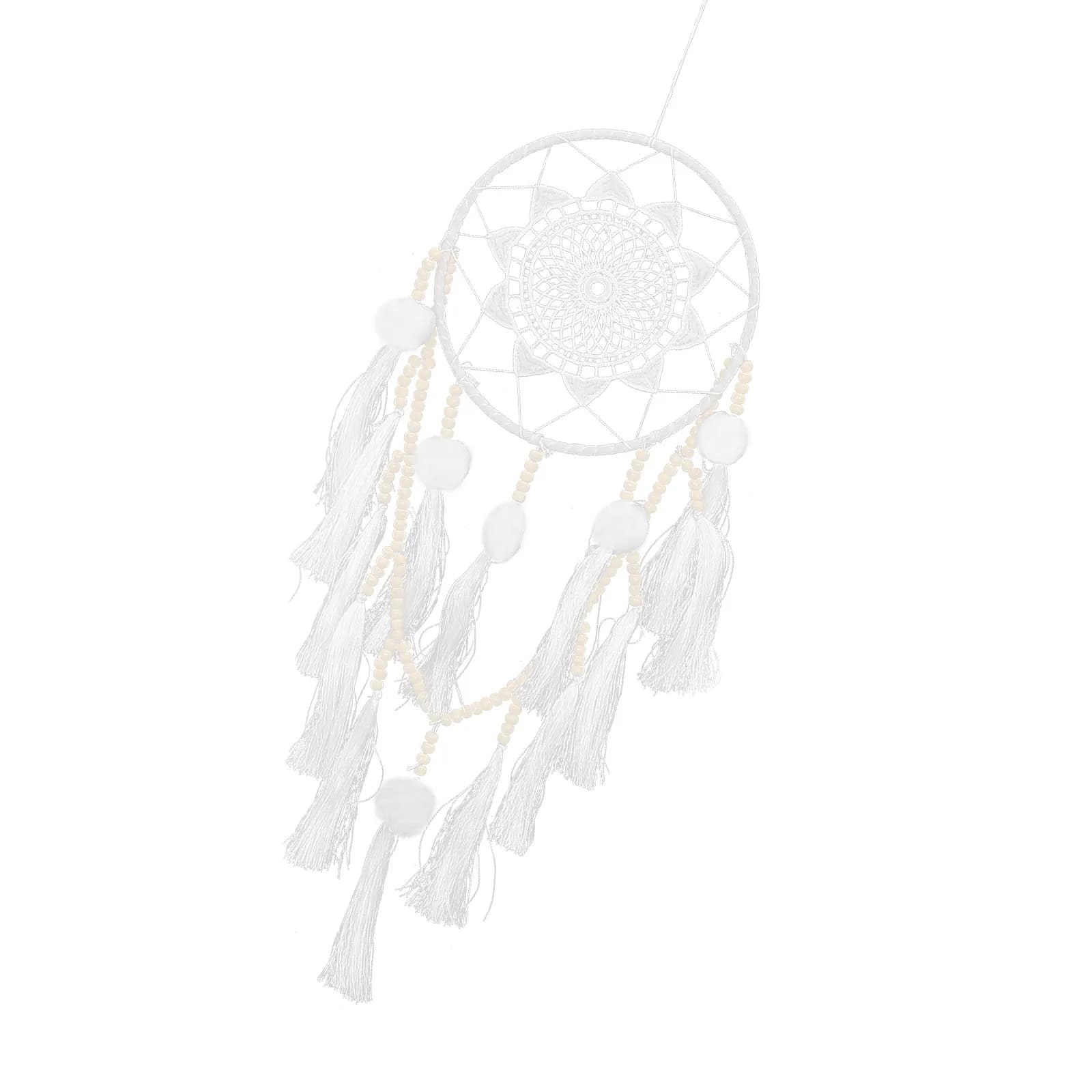 Large White Dreamcatcher Bohemian Wall Hanging Macrame Decor for Bedroom Living Room Nursery Dreamcatcher for Bedroom