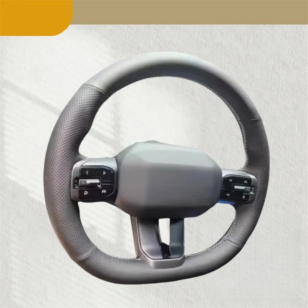 Coprivolante in Pelle Microfibra Personalizzabile Cucito a Mano Fai-da-Te, Accessori Interni per Auto DEEPAL G318 2024
