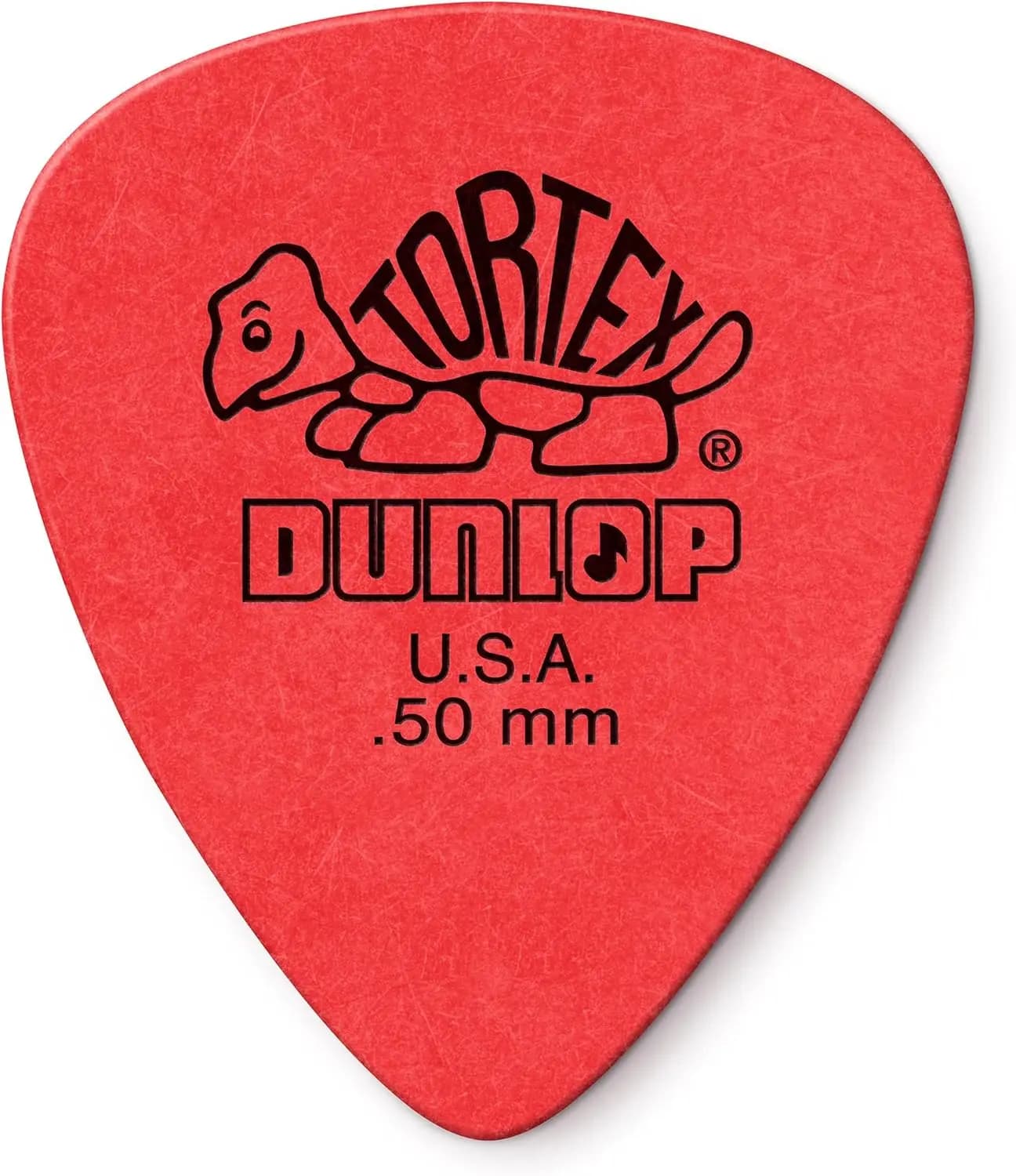 Plettro per Chitarra Standard 0,50mm, Confezione da 72 Pezzi, Attacco Rapido e Brillante, Impugnatura Opaca