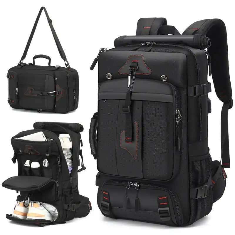 XZAN New Extra Large Capacity Men S Outdoor Sports Backpack Expandable Travel Backpack Carry sports backpack On L Luggage Bag