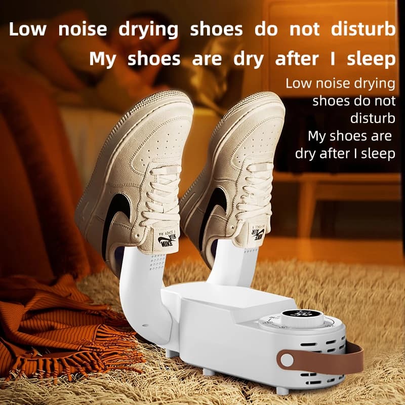 Asciuga scarpe pieghevole Asciugatura rapida con funzione timer per deumidificatore per scarpe domestico per dormitorio