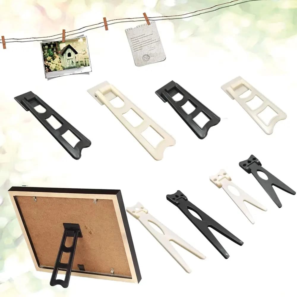 Multi-function Photo Frame Support Durable Bracket For Home Decorations PVC Back Board Support
