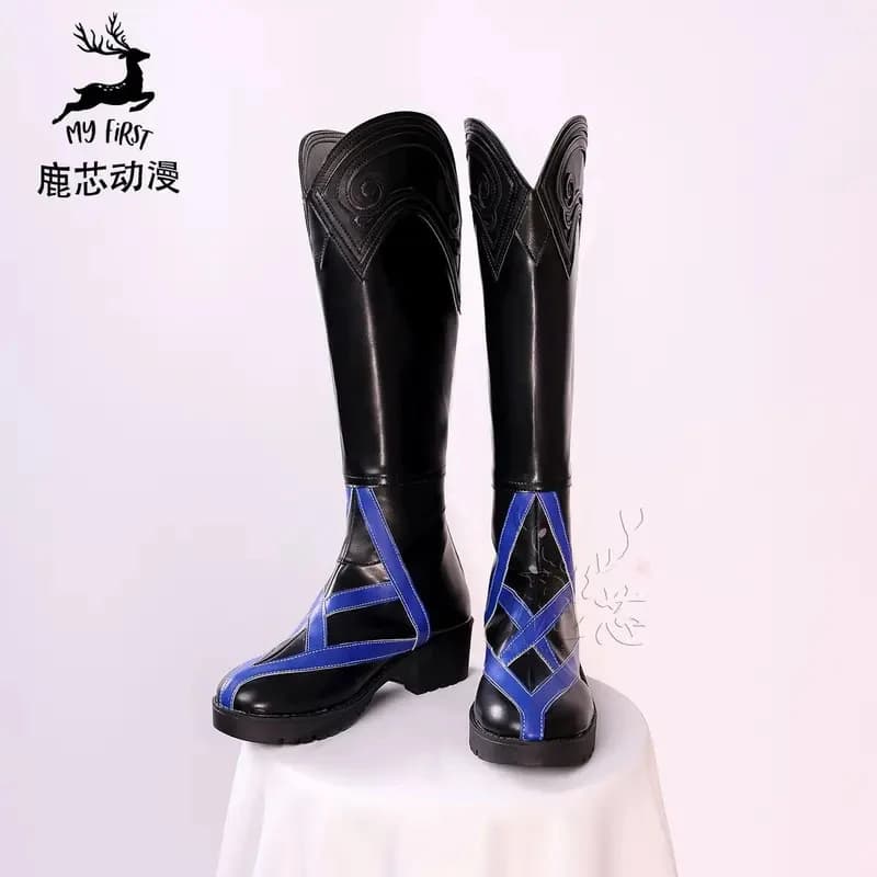 5;e,8\v,5/Honor of Kings Lan Cosplay Shoes Boots Halloween Costume Accessory Prope;5'b\7/m'