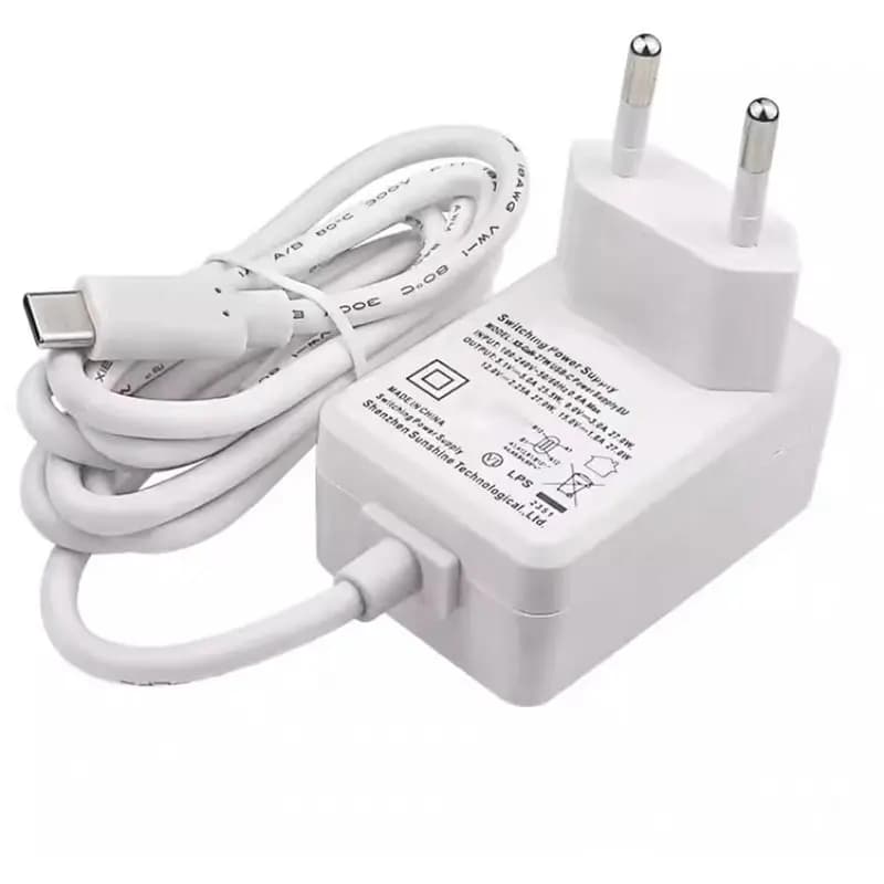 AT41 For Raspberry Pi 5/4B RPI 5 EU PLUG PD 27W USB Type C Power Supply 5.1V 5A For Raspberry Pi 5 Power Adapter