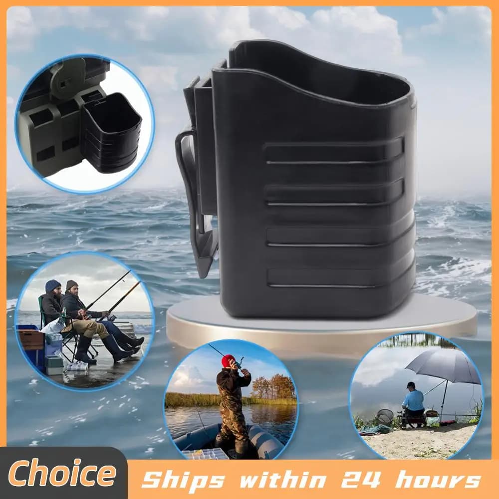 Accessori per Contenitori da Pesca Meiho: Porta Bottiglie Verticale, Supporto Laterale per Bevande, Lattine e Tazze
