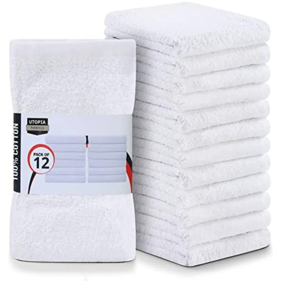Panni per Cucina e Bar, 16x19 Pollici, Asciugamani 100% Cotone Super Assorbenti, Panni Multiuso per Pulizia Casa e Cucina