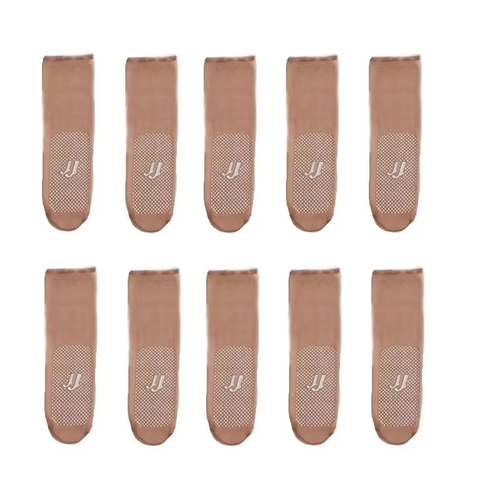 5 pairs of non-slip nylons dotted in silk rubber veiled at the ankle socks invisible in crystal silk short non-trace socks