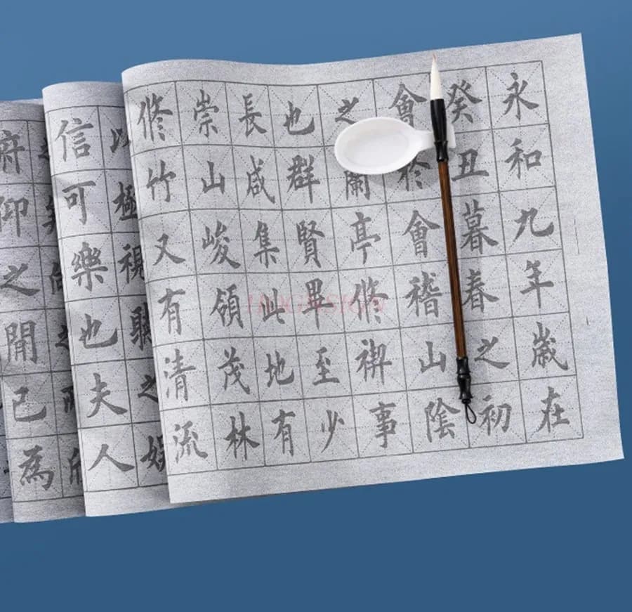 1set Beginner brush calligraphy water writing cloth set for practicing calligraphy with water writing cloth
