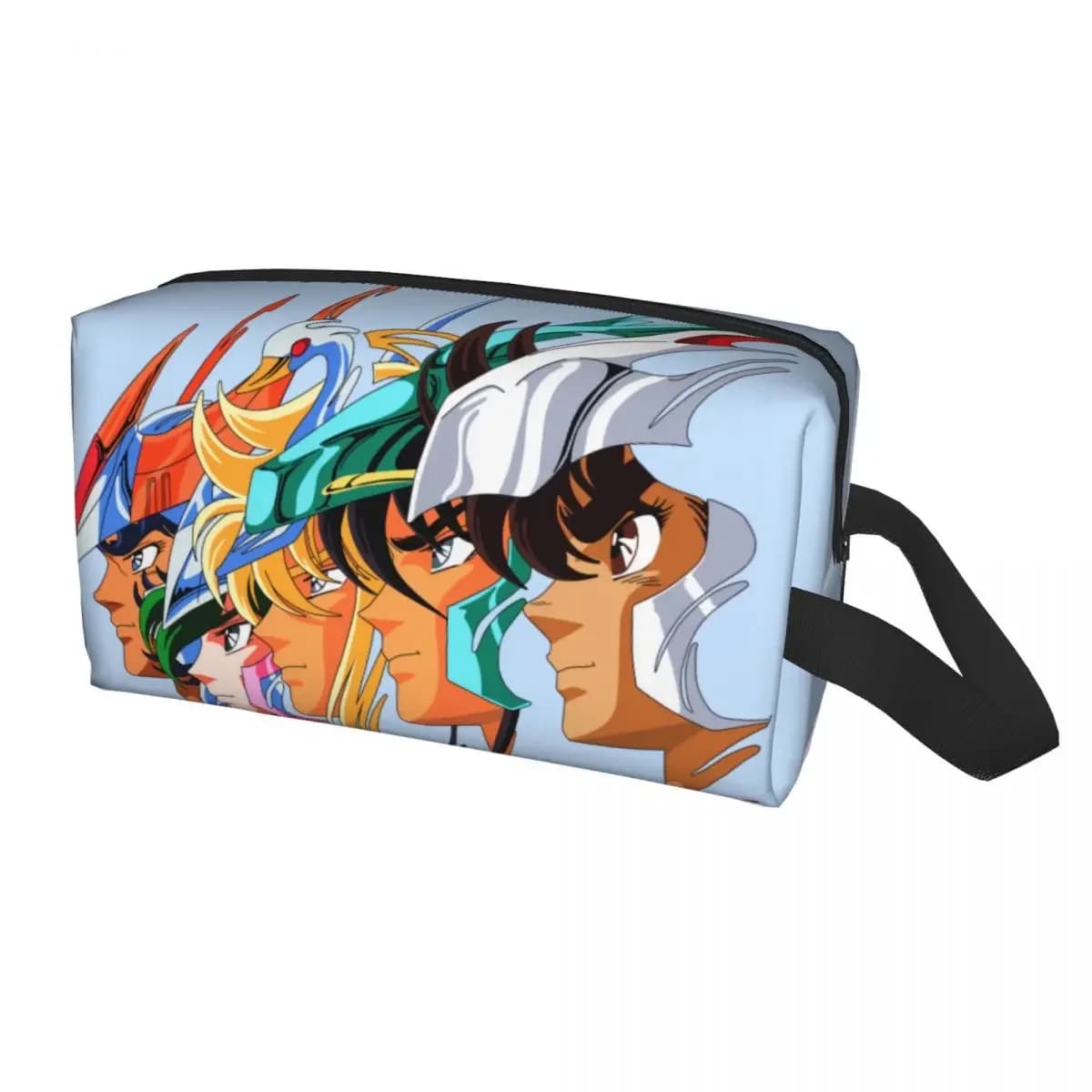 Travel Saint Seiya Knights Of The Zodiac borsa da toilette Los Caballeros Del Zodiaco Makeup Cosmetic Organizer Storage Dopp Kit Box