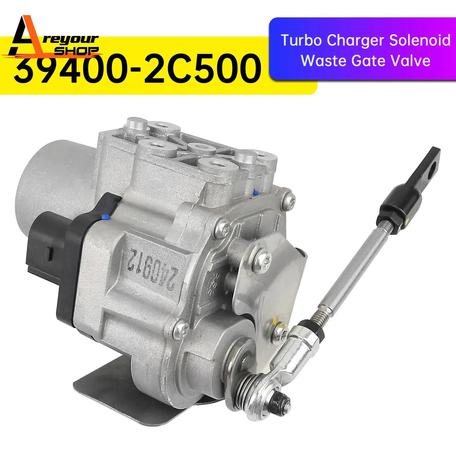 Valvola del cancello dei rifiuti a solenoide del turbocompressore 39400-2C500 per Genesis Coupe 2.0L 2013-2014