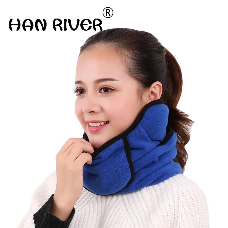Paraorecchie per maschera integrale femminile calda 3 in 1, protezione dal vento caldo della maschera per il collo in inverno