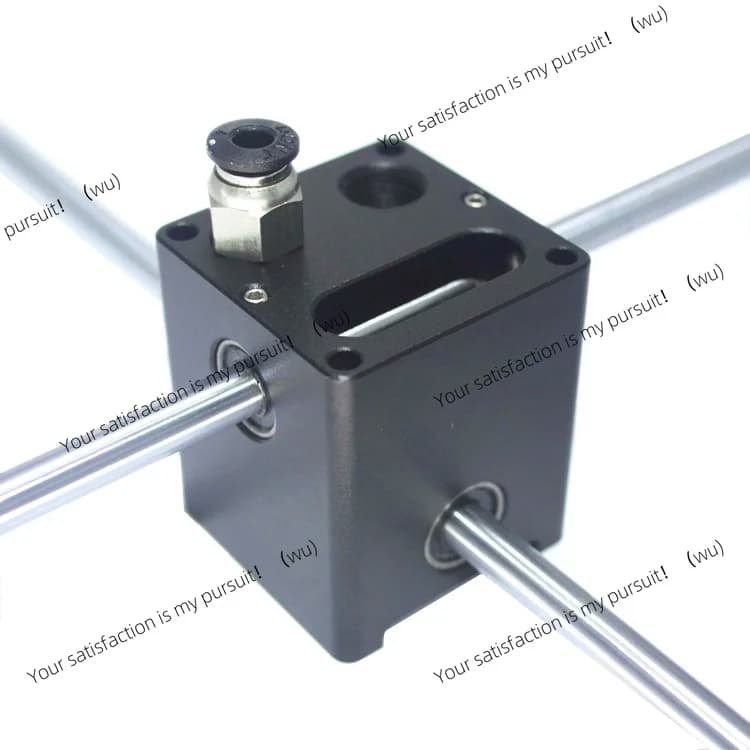 Cursore assiale X/Y in lega di alluminio per estrusore UM2+ con tunnel di scorrimento su slider da 8 mm per ricambi stampante 3D