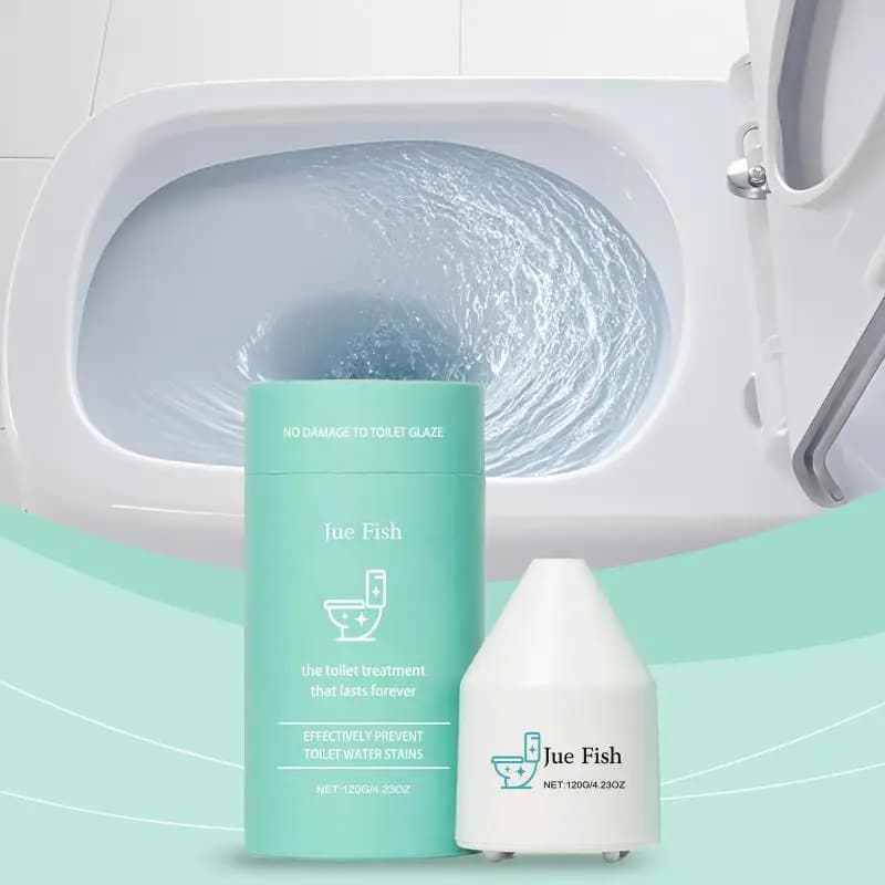 JUE FISH Pastiglie Effervescenti per la Pulizia del WC, Detergente Deodorante, Rimuovi Macchie e Sporco Giallo, Elimina Odori, Rinfresca l'Aria