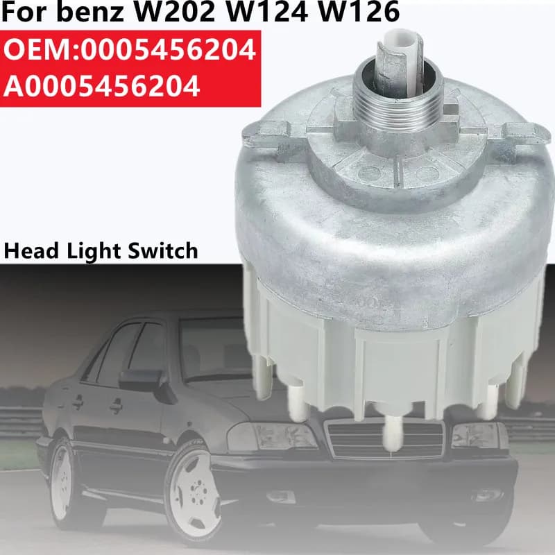 Interruttore Dimmer Fari Anteriori per Mercedes Benz W124 W126 W202 300D 1994-1995 E320 1988-1991 300SEL 0005456204 A0005456204