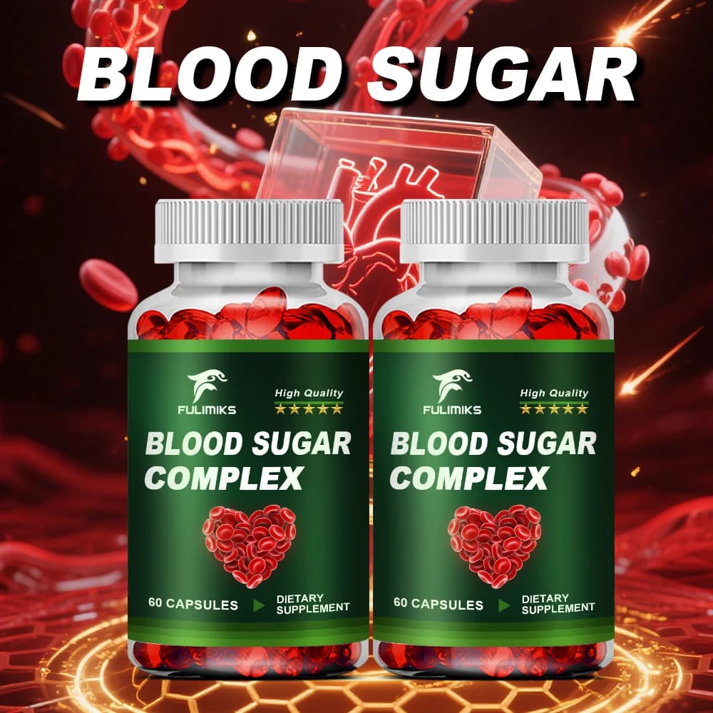 Fulimiks Blood Sugar Complex Supplement, With Cinnamon, Vitamins, Maintain Healthy Blood Sugar Levels, Metabolic Balance, Immune