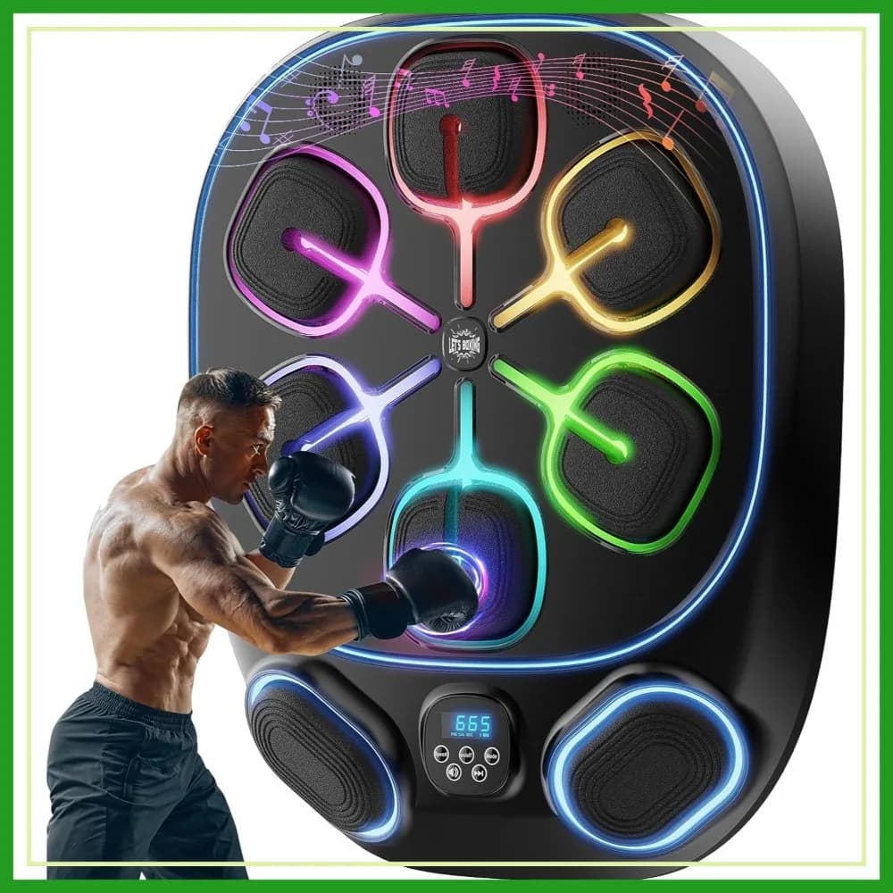 Macchina per Allenamento Musicale di Boxe per Adulti, Attrezzatura Fitness, Sacco da Boxe Resistente