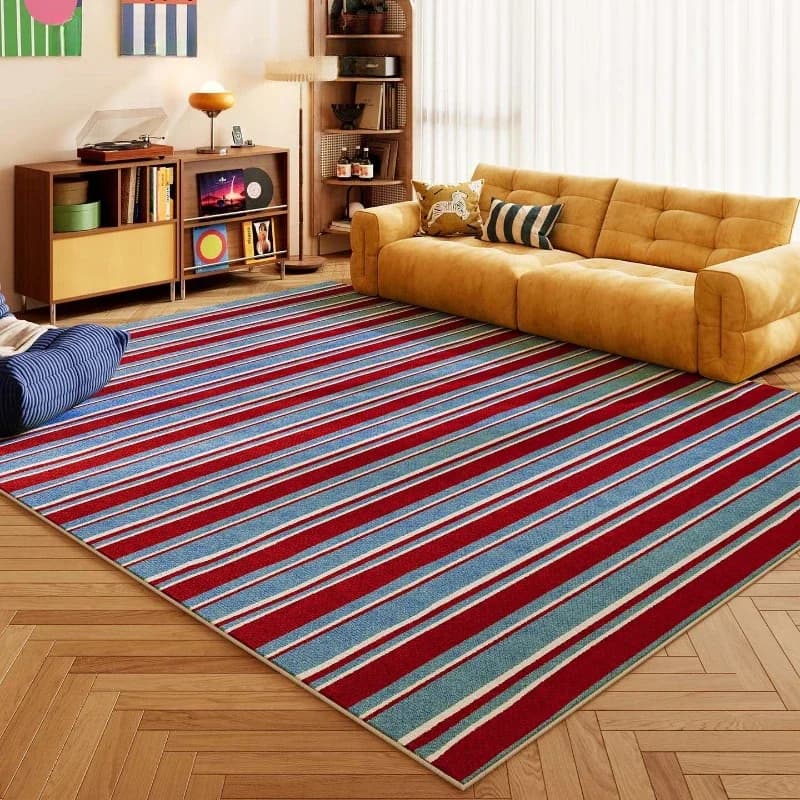 Large Area Carpets for Living Room Nordic Style Bedroom Decor Dopamine Carpet Washable Lounge Floor Mat Anti-slip Study Soft Rug