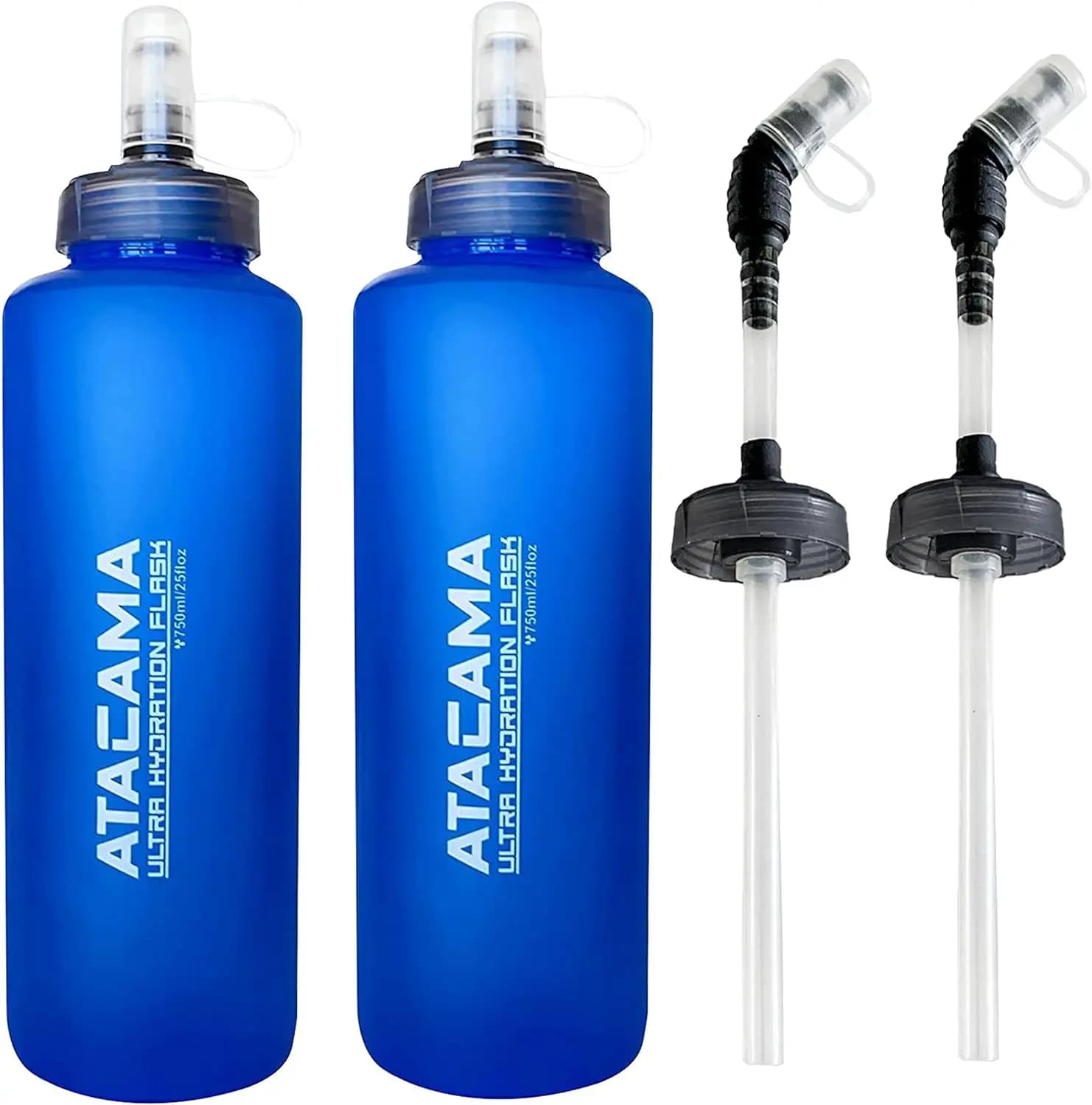 Atacama Ultra Hydration Soft Flask 750 ml Foldable water bottle with leak proof Pack of 2