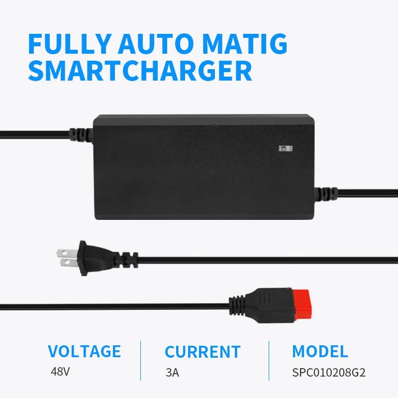 Caricabatterie per Carrello Elevatore 48 Volt 3 Amp con Spina SMH50A per Transpallet Elettrico EPT15, ET15H, EPT40H, EPT33H, PPT44H