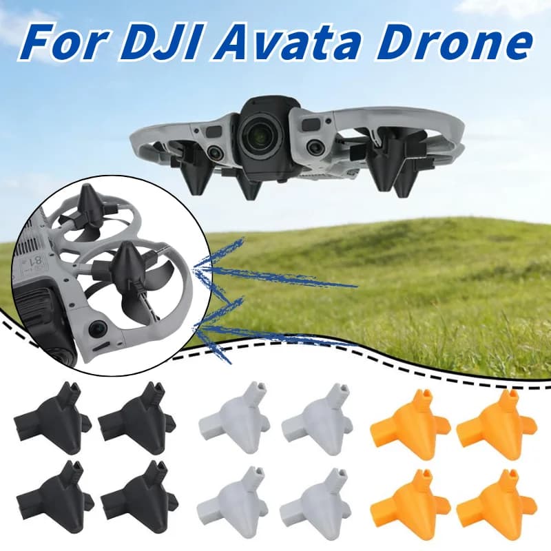 4PCS 12PCS Anti-Scratch Drone Propeller Guards for DJI Avata Drone Motor Protective Caps 360° Raised Feet Guard Accessories