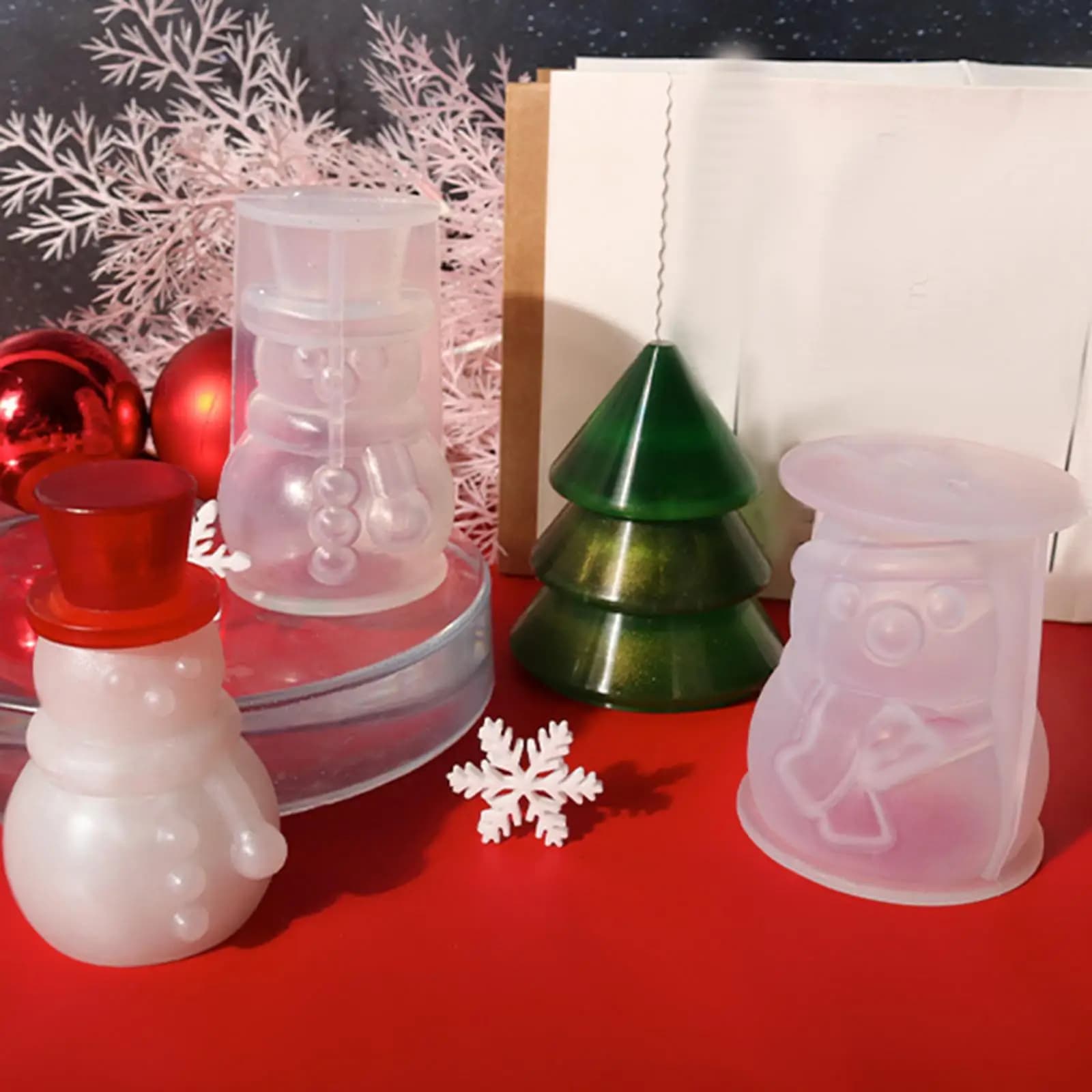 Christmas Tree Storage Box Silicone Mould Silicone Storage Box