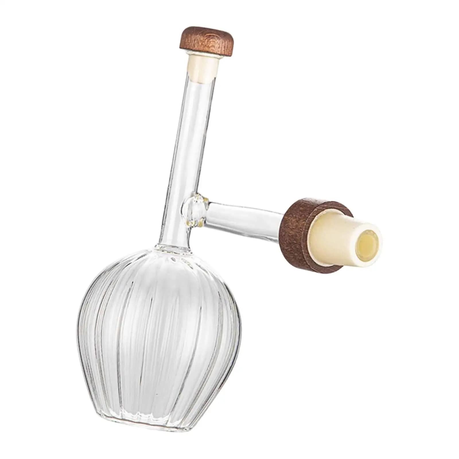Decanter per Vino Rosso Elegante con Tappo, Aeratore in Vetro Trasparente, Versatore per Bottiglie di Vino Rosso per Feste, Regalo di Inaugurazione Casa, Bar