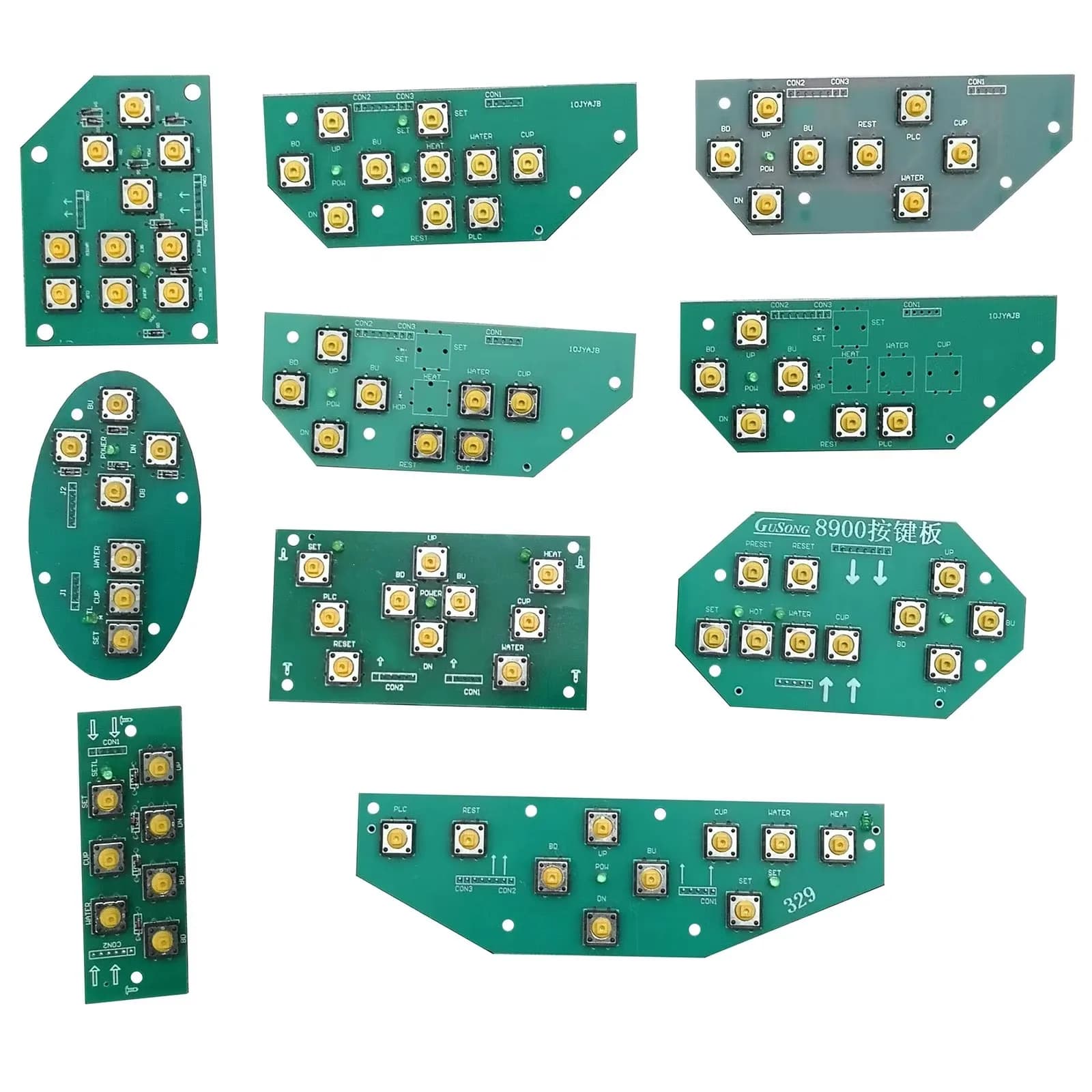 Dental accessories Extended dental armchair Main switch button Film control panel with PVC adhesive for teeth whitening