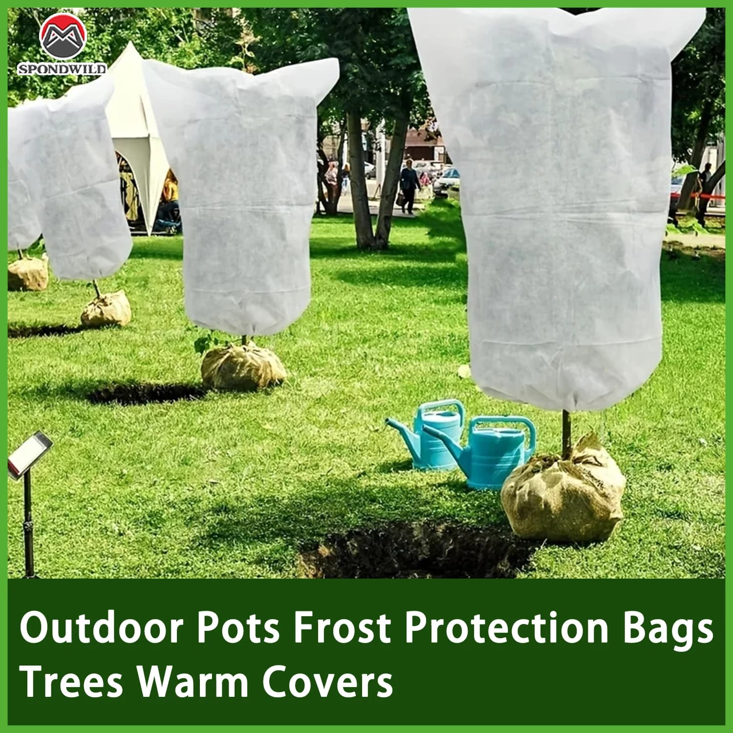 Winter Plant Covers Shrub Plant Protecting Anti Cold Outdoor Pots Frost Protection Bags Trees Warm Covers Non-Woven Bag