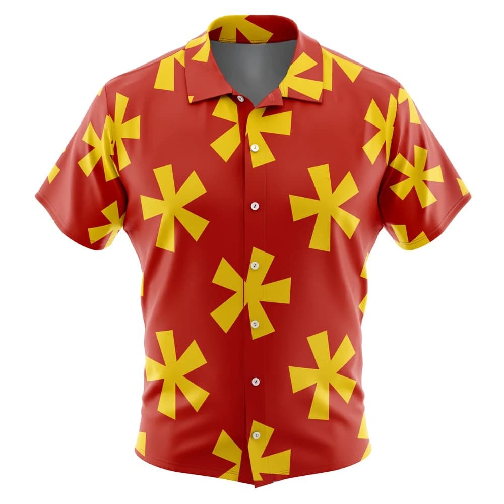 Chip N Dale Camicia hawaiana abbottonata Tendenza moda Traspirante Allentato Versatile Casual Sport Estate Uomo