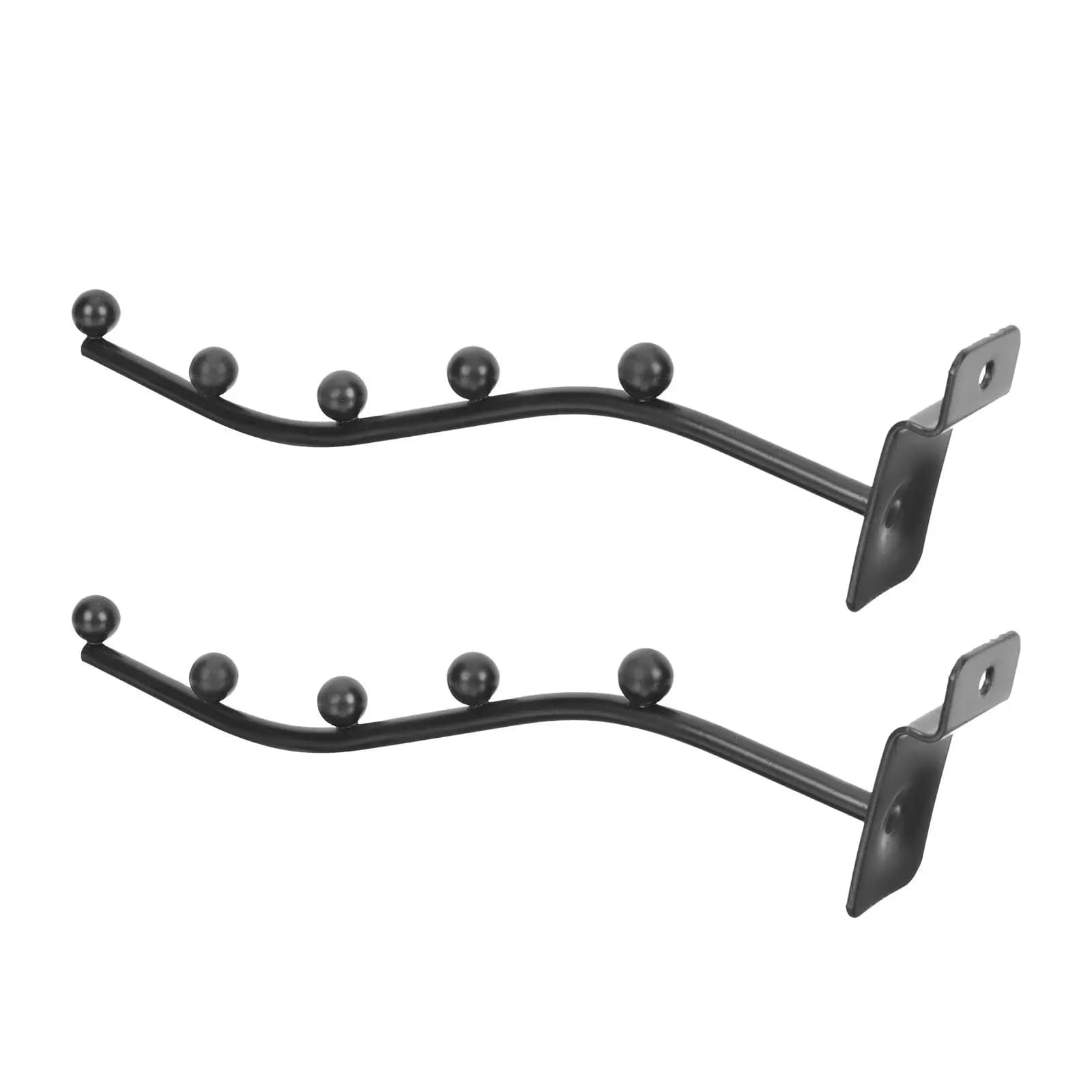 2 Pcs Instrument Wall Mount Guitar Hanger Ukulele Hook Clarinet Saxophone Holder