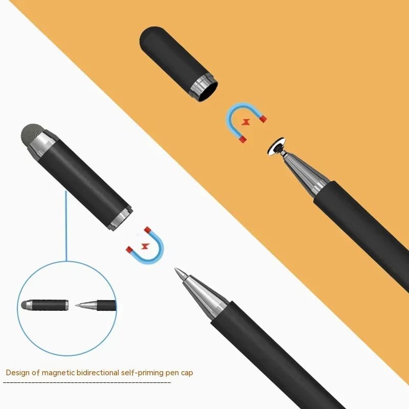 Penna Stilo Universale 2in1 per Tablet, Smartphone Android e iOS, iPad - Penna Touch per Schermi Capacitivi e Disegno