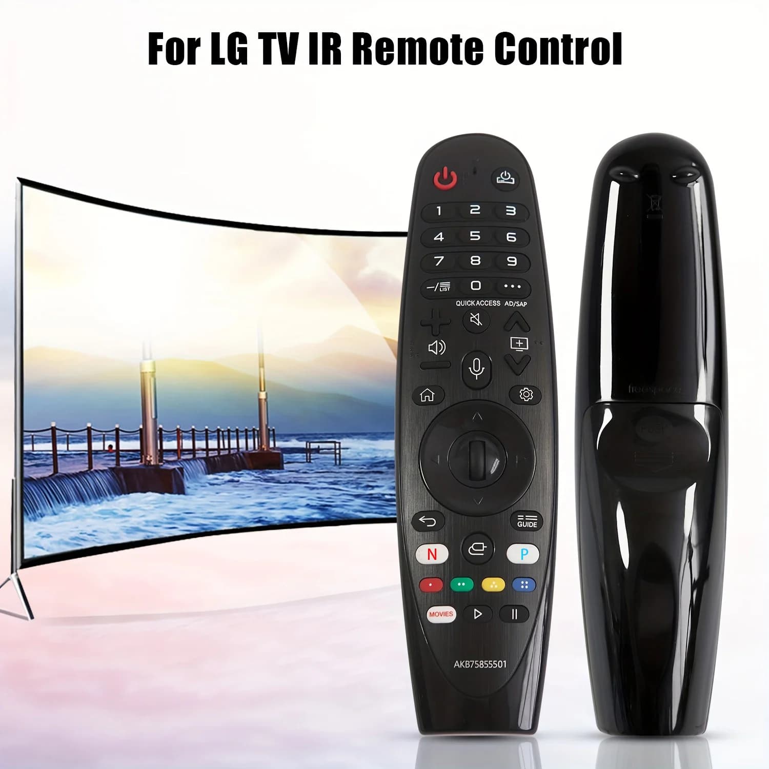 Universal Remote Control Replacement for All LG TV Models Simple Design, No voice function