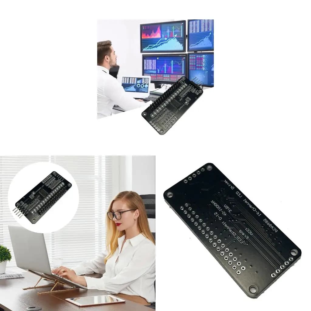 16 Output Driver Module For LED Strips And Motor Motors Condensed