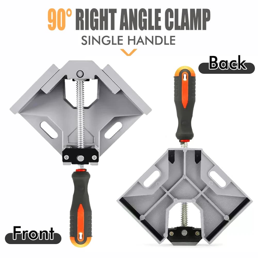 Corner clamps from 68mm to 90 degrees for wood processing rectangle clamp with glass frame for furniture