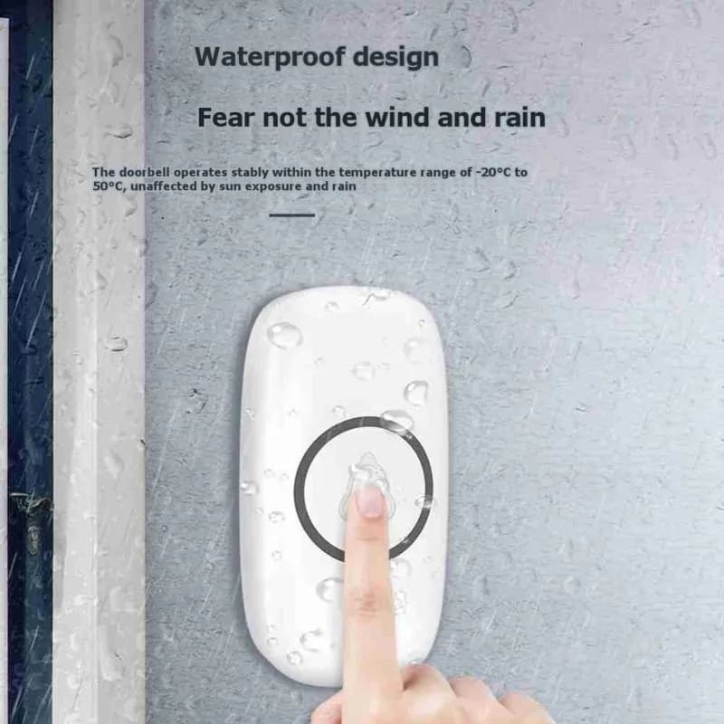 【SURPISE】Campanello Wireless Smart per Casa 433 MHz, Suoneria ad Alto Volume, Elettronico, 1 a 2 Dispositivi, Spina EU